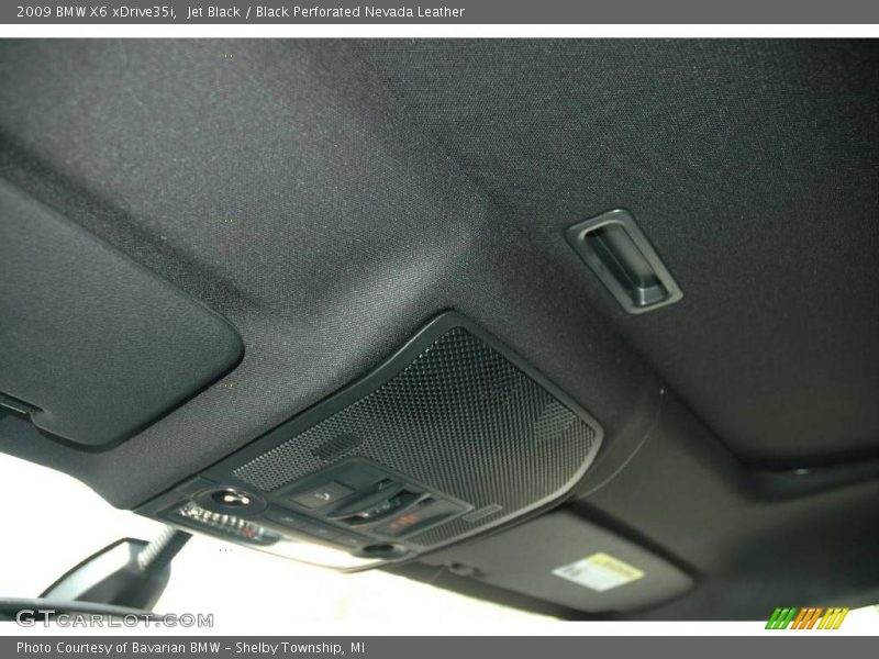 Jet Black / Black Perforated Nevada Leather 2009 BMW X6 xDrive35i