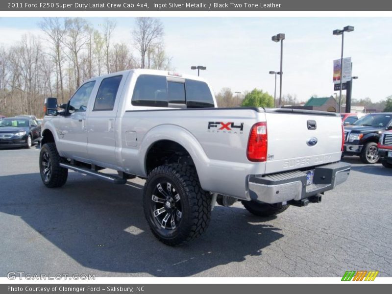  2011 F250 Super Duty Lariat Crew Cab 4x4 Ingot Silver Metallic