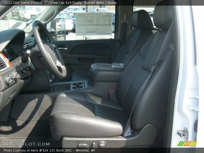 Summit White / Ebony 2011 GMC Sierra 3500HD SLT Crew Cab 4x4 Dually