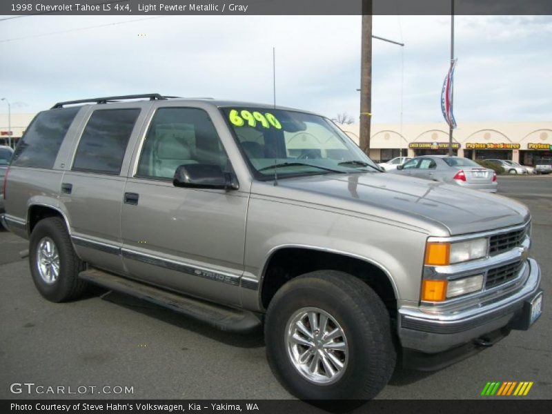 Light Pewter Metallic / Gray 1998 Chevrolet Tahoe LS 4x4