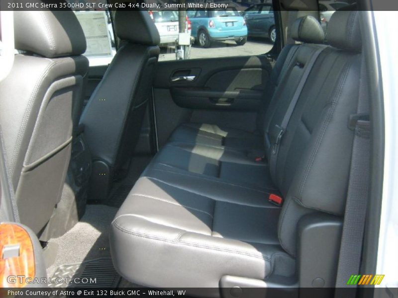 Summit White / Ebony 2011 GMC Sierra 3500HD SLT Crew Cab 4x4 Dually