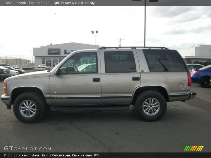 Light Pewter Metallic / Gray 1998 Chevrolet Tahoe LS 4x4