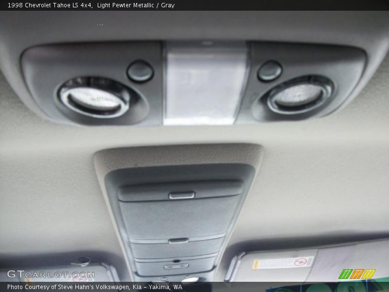Light Pewter Metallic / Gray 1998 Chevrolet Tahoe LS 4x4
