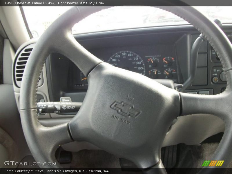 Light Pewter Metallic / Gray 1998 Chevrolet Tahoe LS 4x4