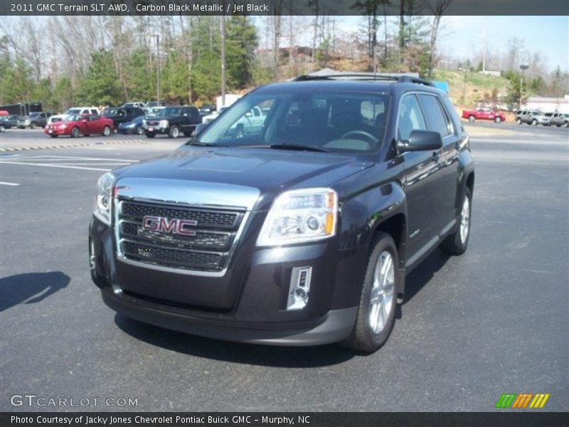 Carbon Black Metallic / Jet Black 2011 GMC Terrain SLT AWD