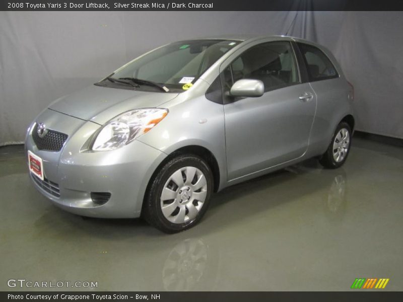 Silver Streak Mica / Dark Charcoal 2008 Toyota Yaris 3 Door Liftback