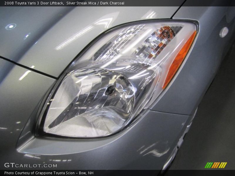 Silver Streak Mica / Dark Charcoal 2008 Toyota Yaris 3 Door Liftback