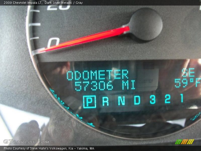 Dark Silver Metallic / Gray 2009 Chevrolet Impala LT