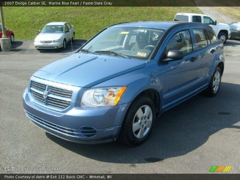 Marine Blue Pearl / Pastel Slate Gray 2007 Dodge Caliber SE