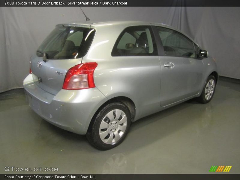 Silver Streak Mica / Dark Charcoal 2008 Toyota Yaris 3 Door Liftback