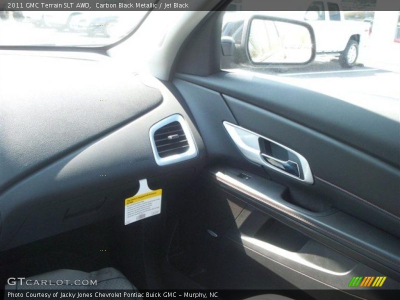 Carbon Black Metallic / Jet Black 2011 GMC Terrain SLT AWD