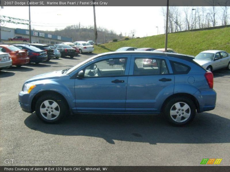 Marine Blue Pearl / Pastel Slate Gray 2007 Dodge Caliber SE