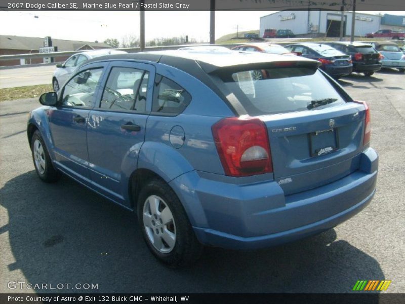 Marine Blue Pearl / Pastel Slate Gray 2007 Dodge Caliber SE