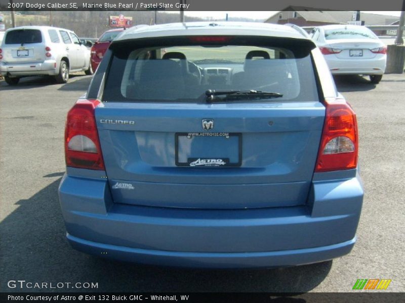 Marine Blue Pearl / Pastel Slate Gray 2007 Dodge Caliber SE