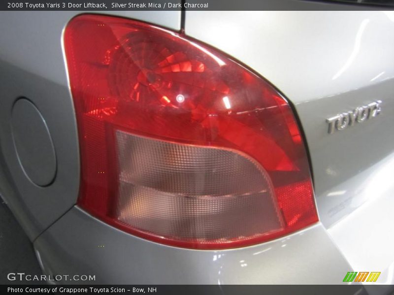 Silver Streak Mica / Dark Charcoal 2008 Toyota Yaris 3 Door Liftback