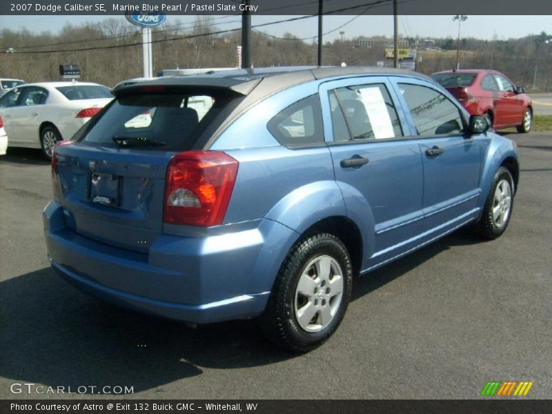 Marine Blue Pearl / Pastel Slate Gray 2007 Dodge Caliber SE