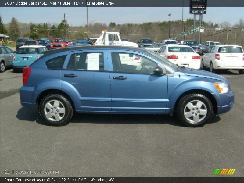 Marine Blue Pearl / Pastel Slate Gray 2007 Dodge Caliber SE