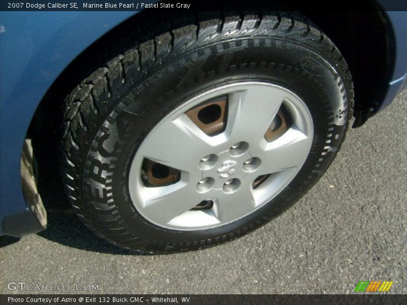 Marine Blue Pearl / Pastel Slate Gray 2007 Dodge Caliber SE