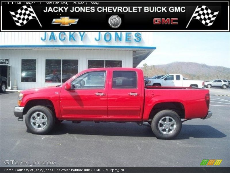 Fire Red / Ebony 2011 GMC Canyon SLE Crew Cab 4x4