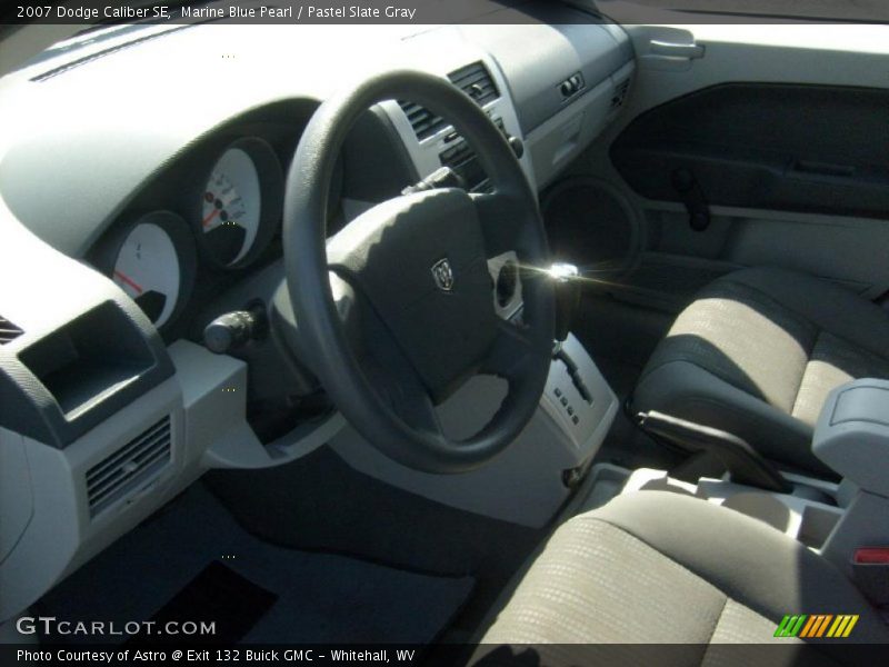 Marine Blue Pearl / Pastel Slate Gray 2007 Dodge Caliber SE
