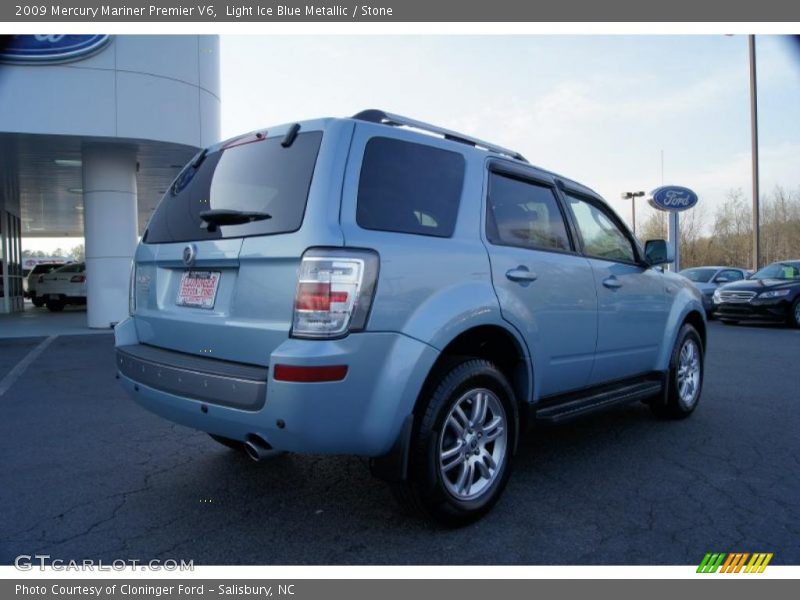 Light Ice Blue Metallic / Stone 2009 Mercury Mariner Premier V6