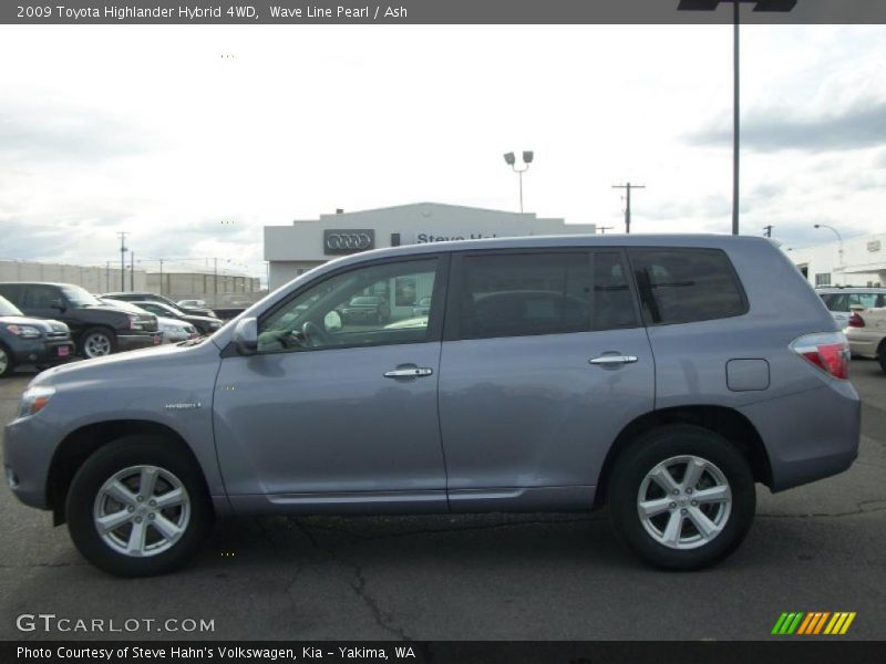 Wave Line Pearl / Ash 2009 Toyota Highlander Hybrid 4WD