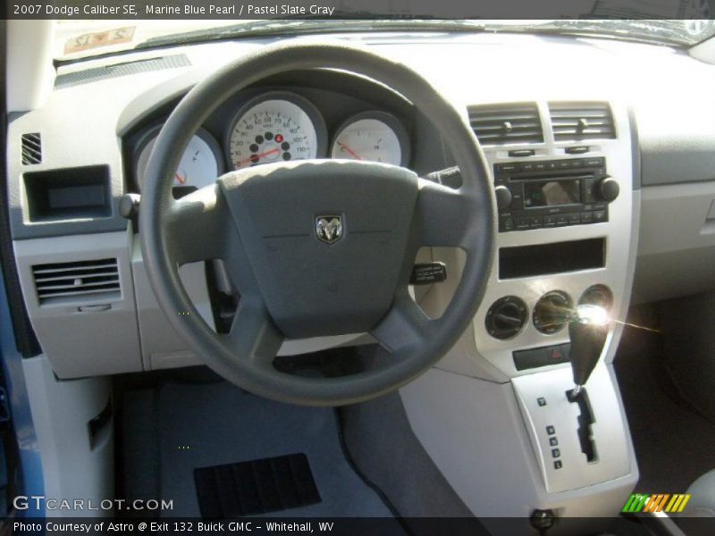 Marine Blue Pearl / Pastel Slate Gray 2007 Dodge Caliber SE