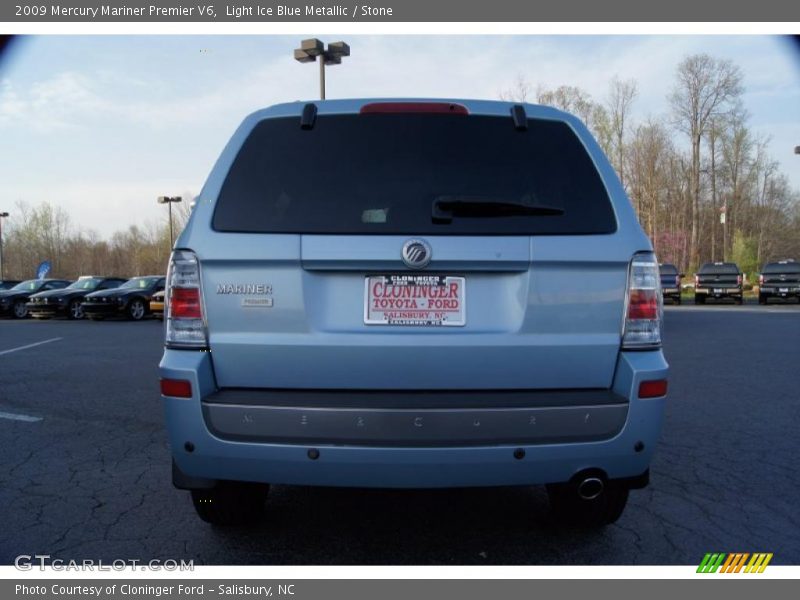 Light Ice Blue Metallic / Stone 2009 Mercury Mariner Premier V6