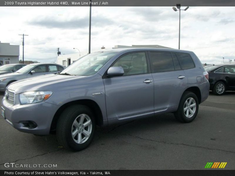 Wave Line Pearl / Ash 2009 Toyota Highlander Hybrid 4WD