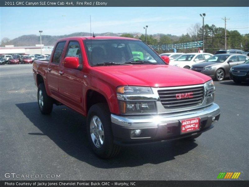 Fire Red / Ebony 2011 GMC Canyon SLE Crew Cab 4x4