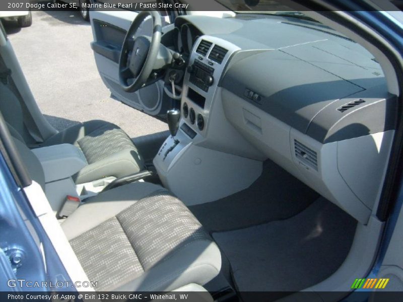 Marine Blue Pearl / Pastel Slate Gray 2007 Dodge Caliber SE