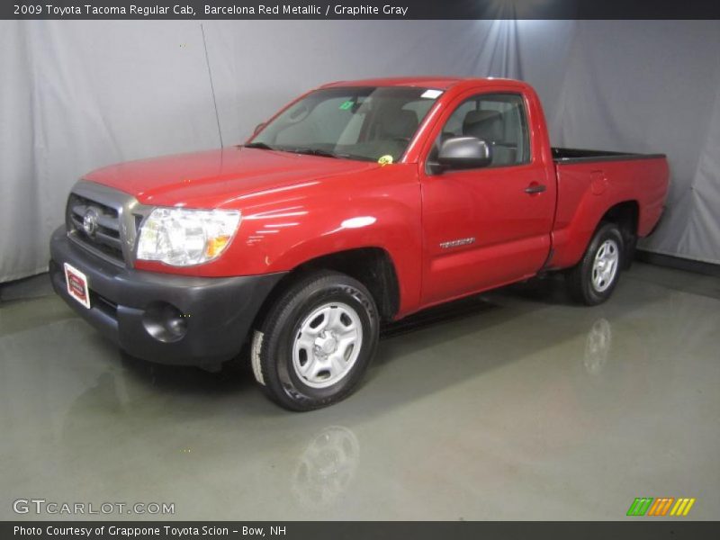 Barcelona Red Metallic / Graphite Gray 2009 Toyota Tacoma Regular Cab