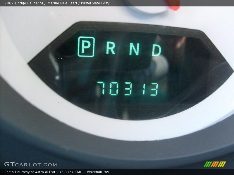 Marine Blue Pearl / Pastel Slate Gray 2007 Dodge Caliber SE