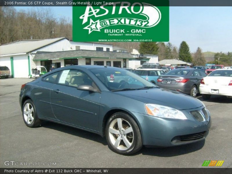 Stealth Gray Metallic / Light Taupe 2006 Pontiac G6 GTP Coupe