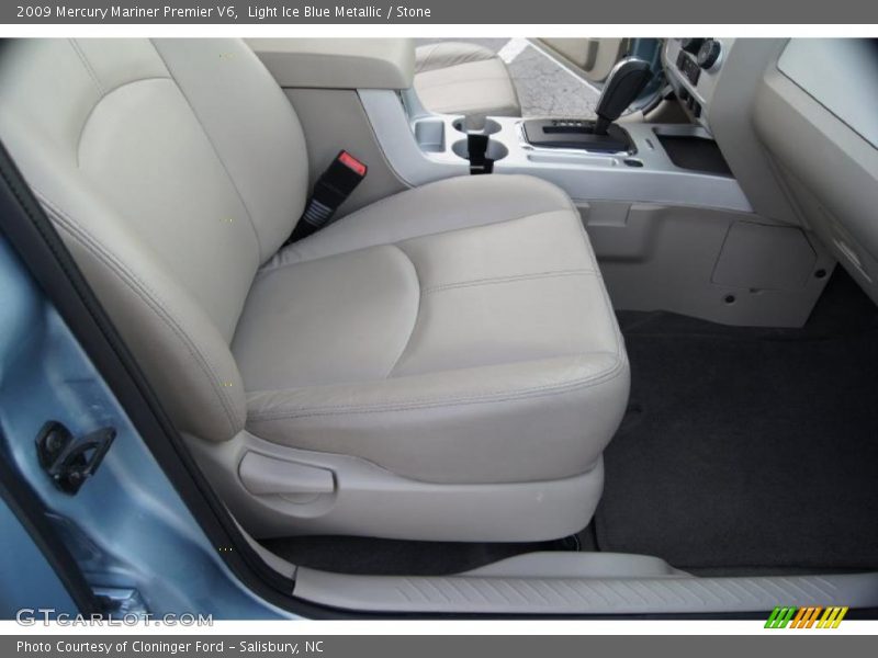 Light Ice Blue Metallic / Stone 2009 Mercury Mariner Premier V6