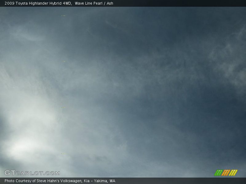 Wave Line Pearl / Ash 2009 Toyota Highlander Hybrid 4WD