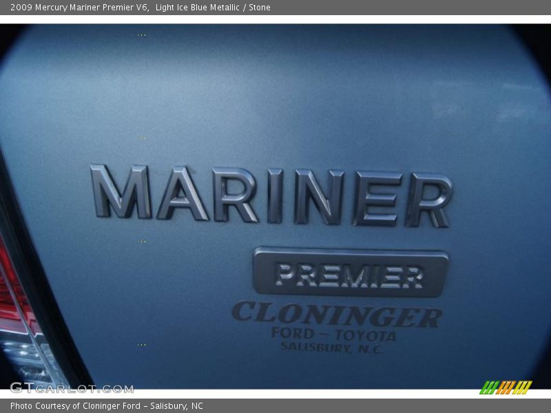 Light Ice Blue Metallic / Stone 2009 Mercury Mariner Premier V6