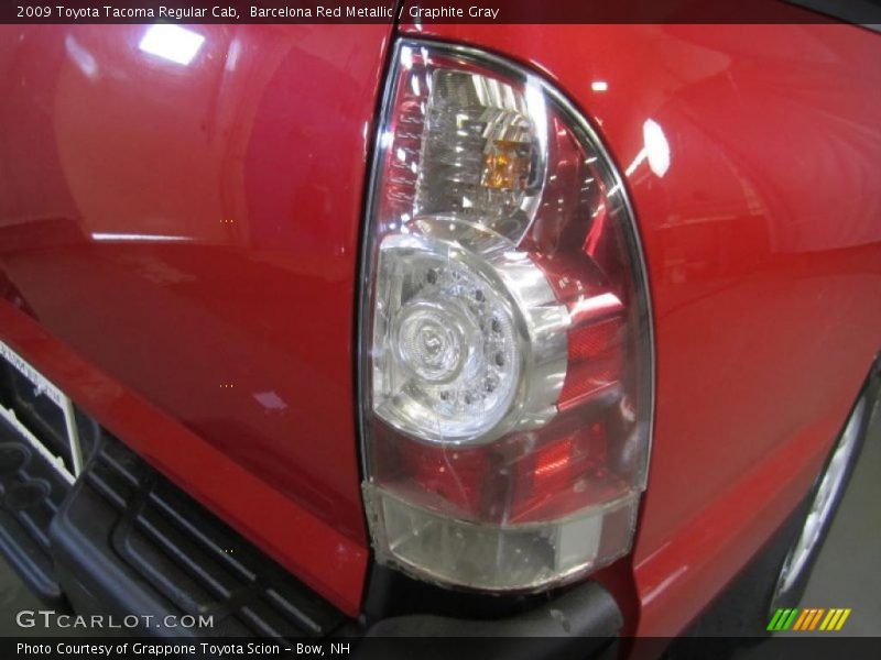 Barcelona Red Metallic / Graphite Gray 2009 Toyota Tacoma Regular Cab