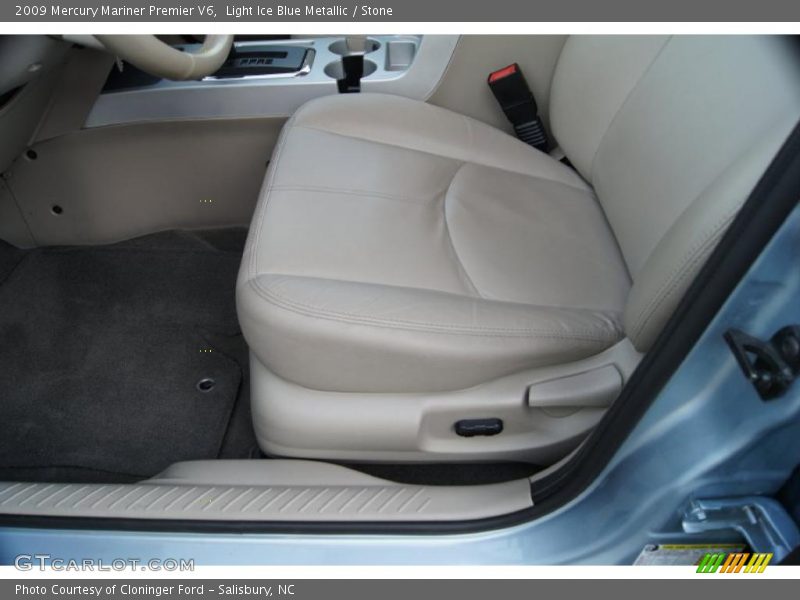Light Ice Blue Metallic / Stone 2009 Mercury Mariner Premier V6