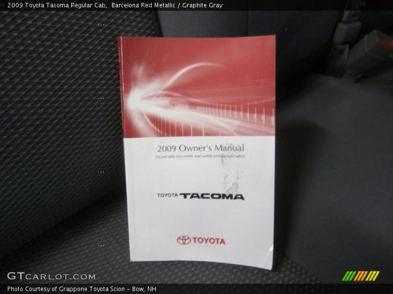 Barcelona Red Metallic / Graphite Gray 2009 Toyota Tacoma Regular Cab