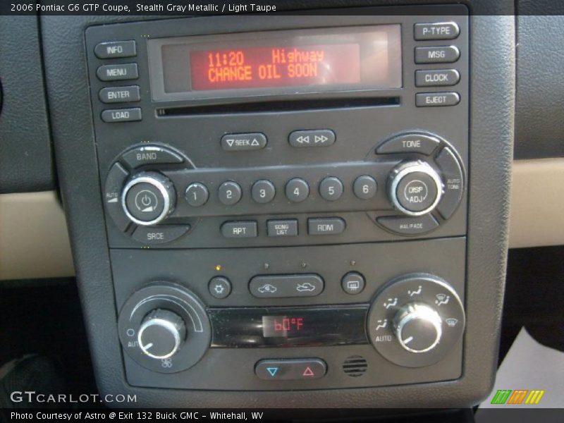 Stealth Gray Metallic / Light Taupe 2006 Pontiac G6 GTP Coupe