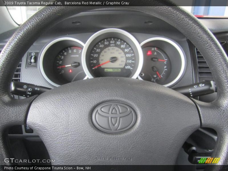 Barcelona Red Metallic / Graphite Gray 2009 Toyota Tacoma Regular Cab