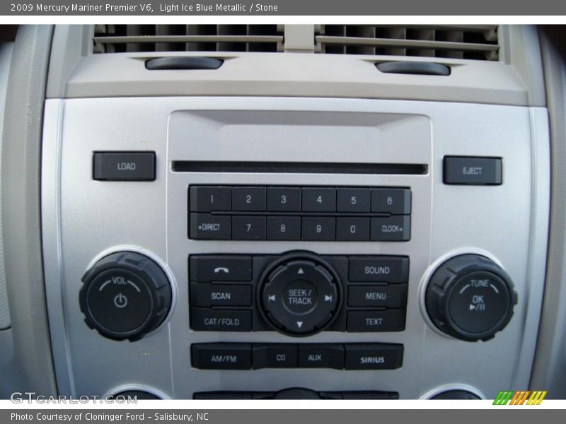 Controls of 2009 Mariner Premier V6