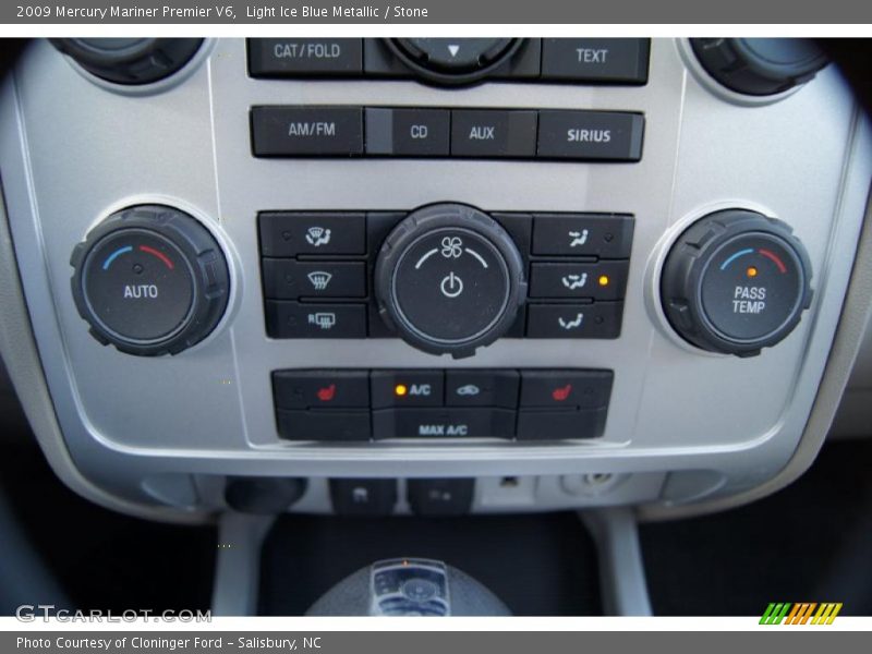 Controls of 2009 Mariner Premier V6
