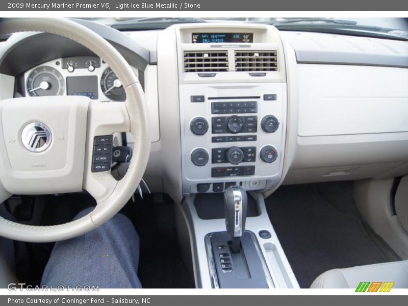 Light Ice Blue Metallic / Stone 2009 Mercury Mariner Premier V6