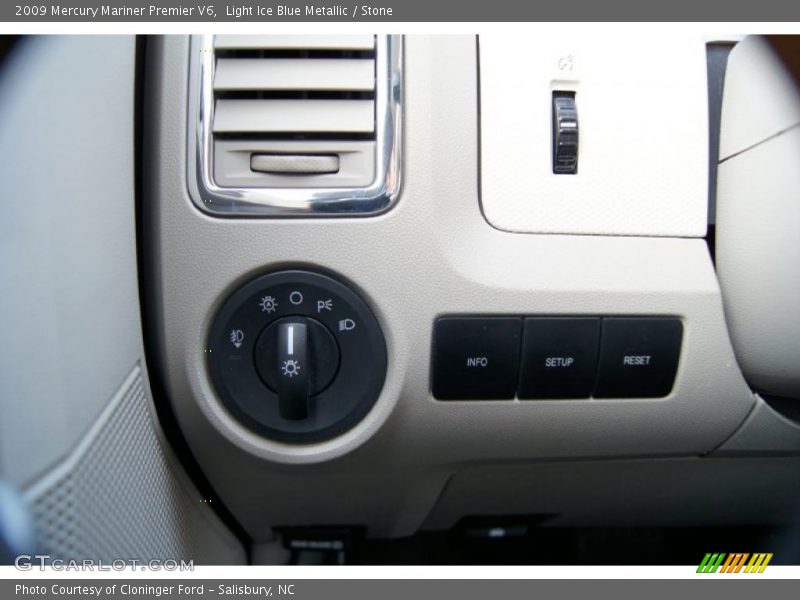 Light Ice Blue Metallic / Stone 2009 Mercury Mariner Premier V6