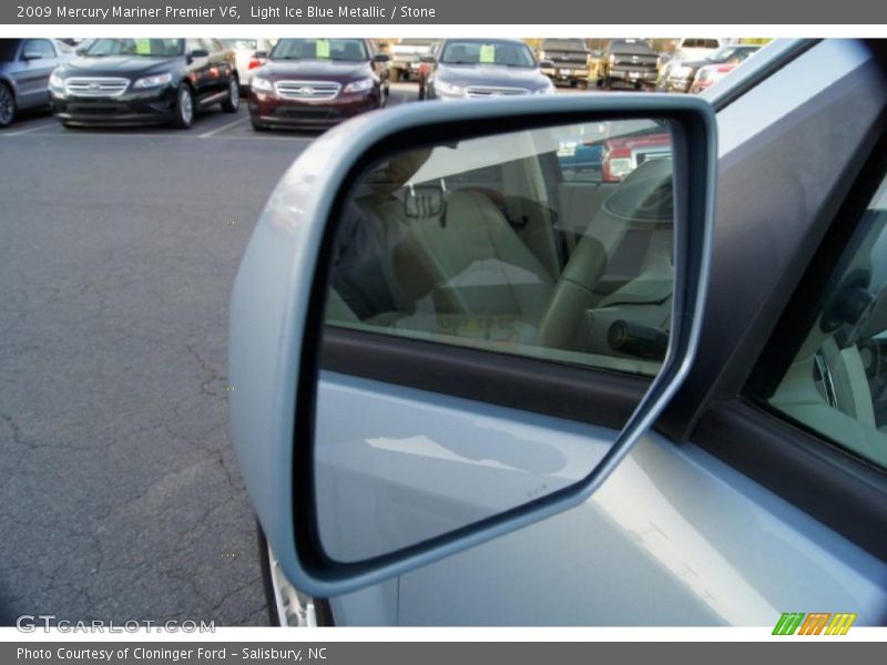 Light Ice Blue Metallic / Stone 2009 Mercury Mariner Premier V6