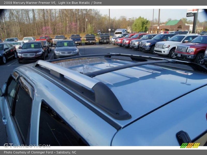 Light Ice Blue Metallic / Stone 2009 Mercury Mariner Premier V6