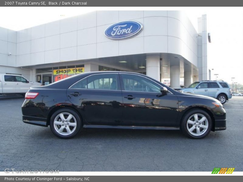 Black / Dark Charcoal 2007 Toyota Camry SE