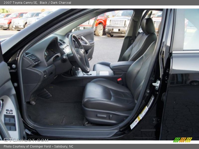 Black / Dark Charcoal 2007 Toyota Camry SE